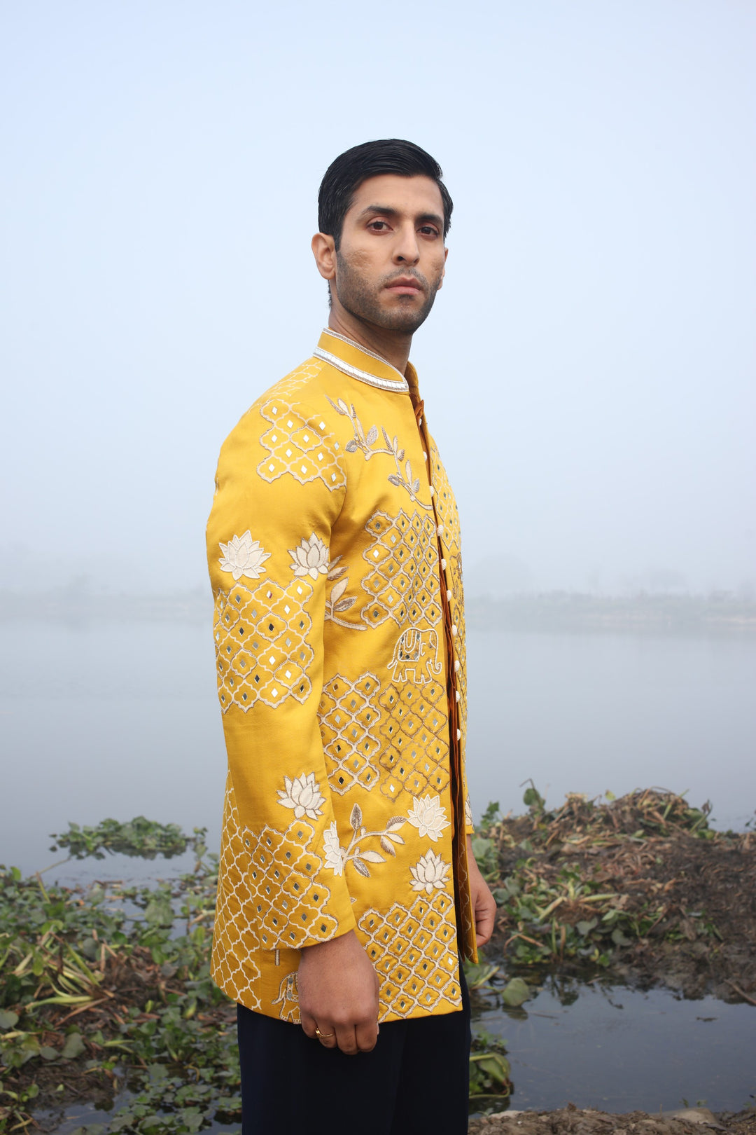 Multi-Colored 3-Piece Ensemble – Perfect for Haldi