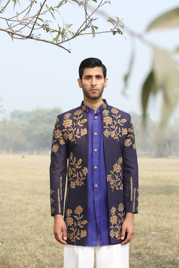 Purple 3-Piece Fusion Wear – Perfect for Carnival