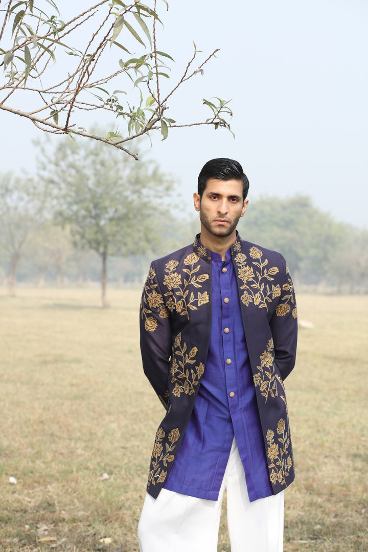 Purple 3-Piece Fusion Wear – Perfect for Carnival