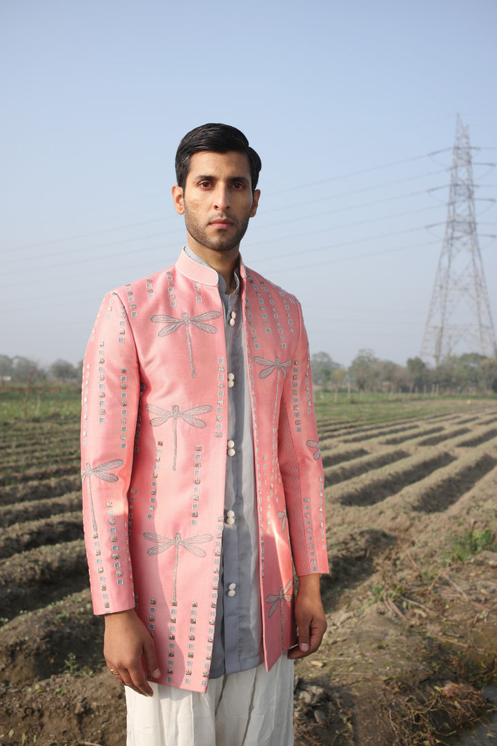 Pink & Grey 3-Piece Open Fusion Wear