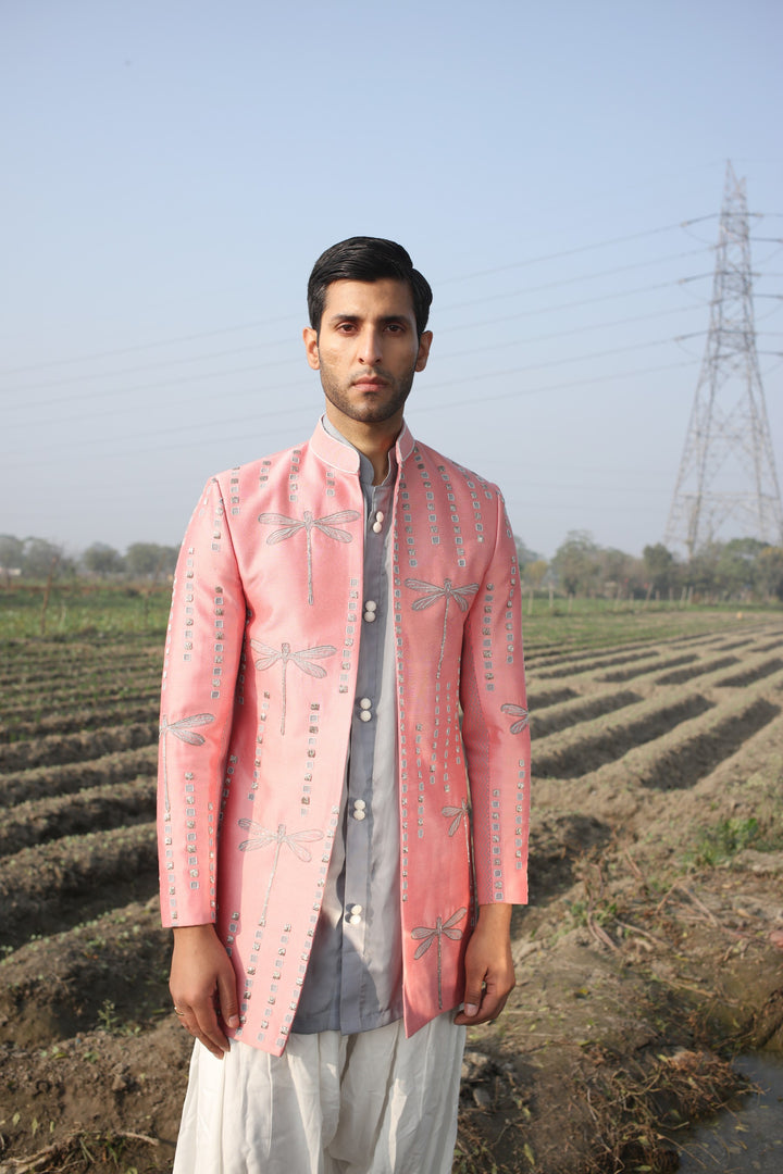 Pink & Grey 3-Piece Open Fusion Wear