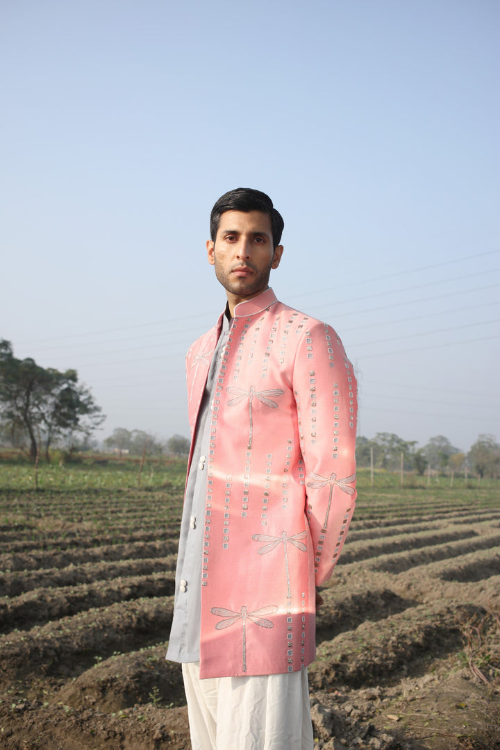 Pink & Grey 3-Piece Open Fusion Wear