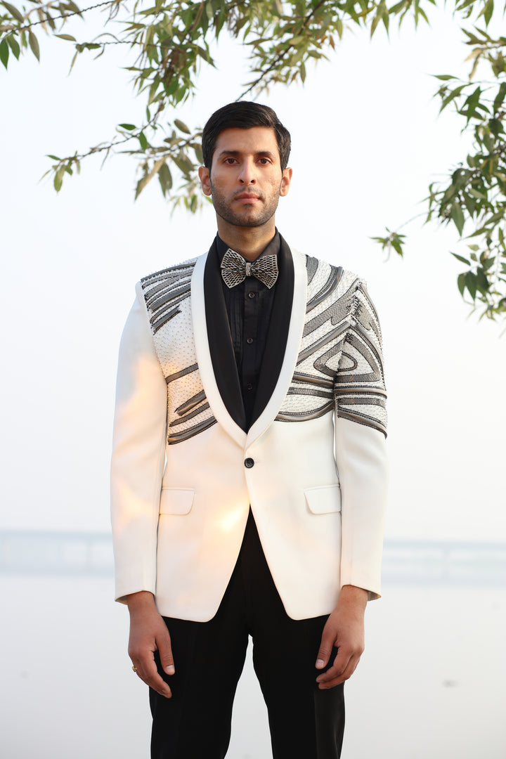A White Tuxedo is Timeless