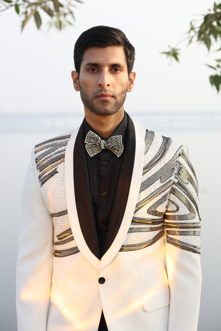 A White Tuxedo is Timeless