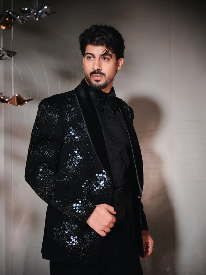 MIDNIGHT NOIR CRYSTAL TUXEDO