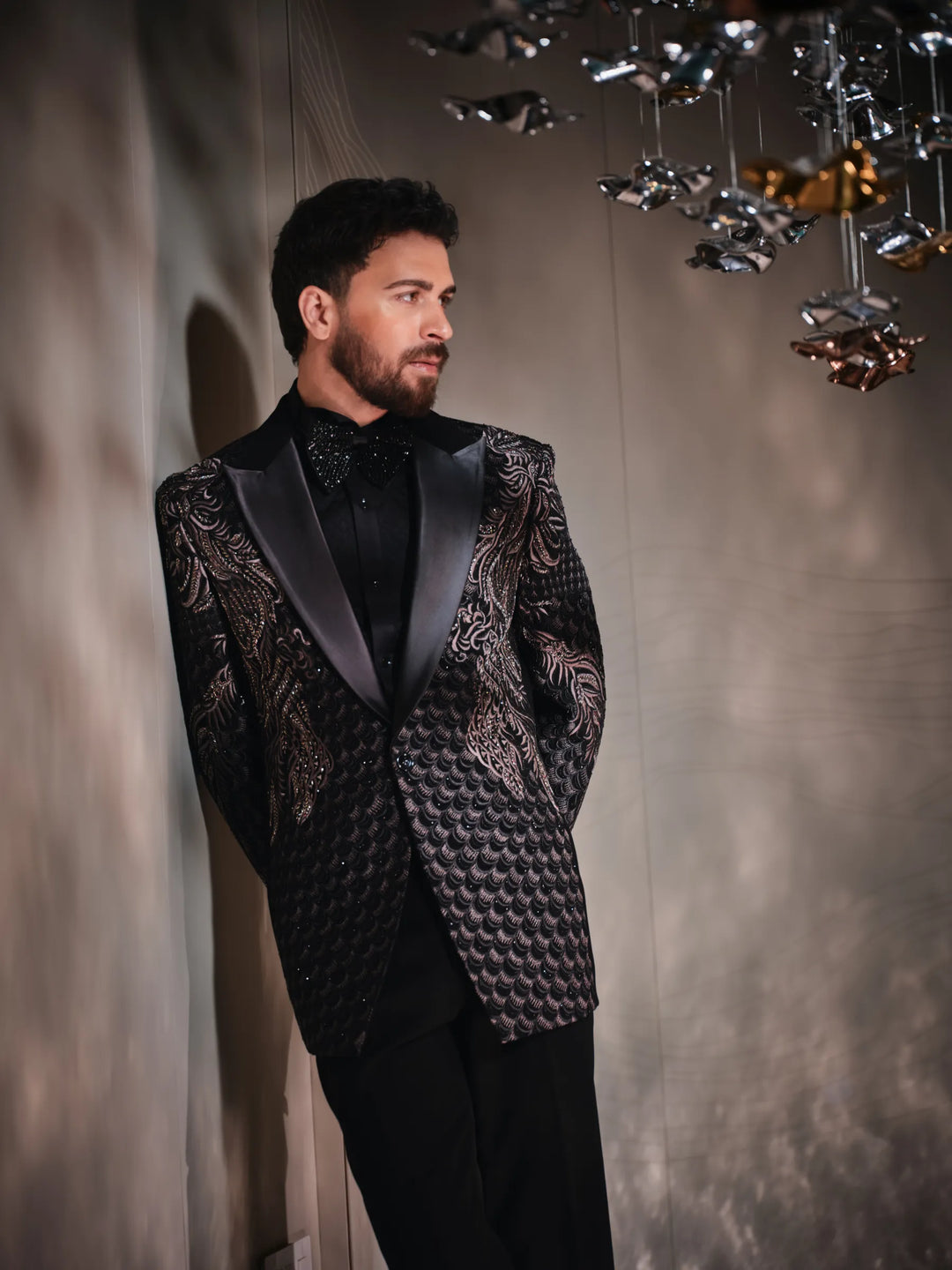 EMBROIDERED BLACK TUXEDO